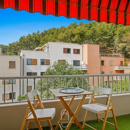 Apartman T2 Coconing- Clim Pk Wifi- Costebelle-5min By Hc